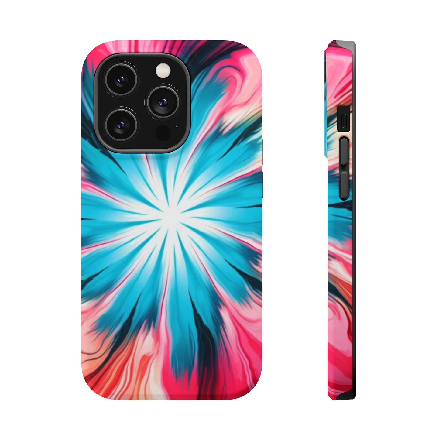 middle swirl tie-dye Magnetic Tough Cases