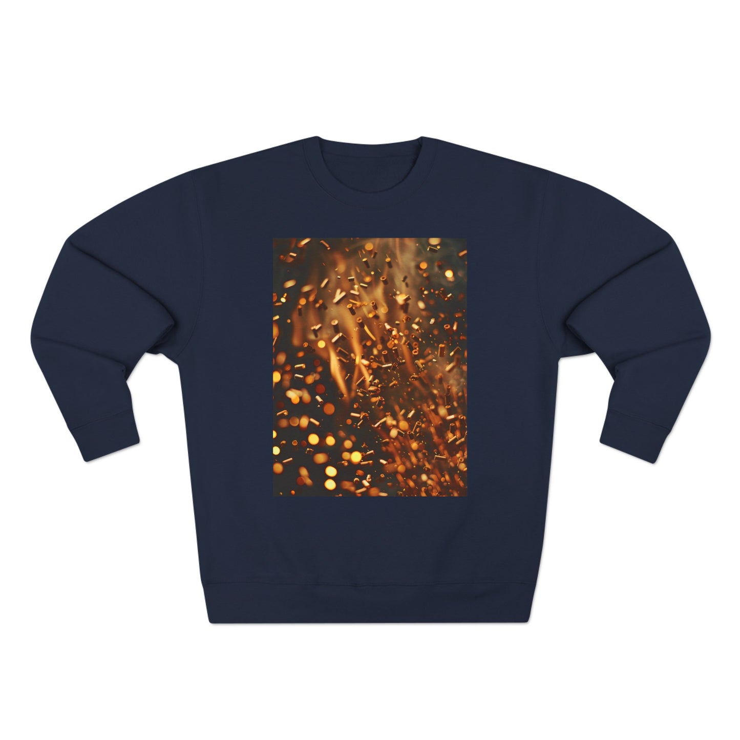 Fire pellets, a Unisex Crewneck Sweatshirt