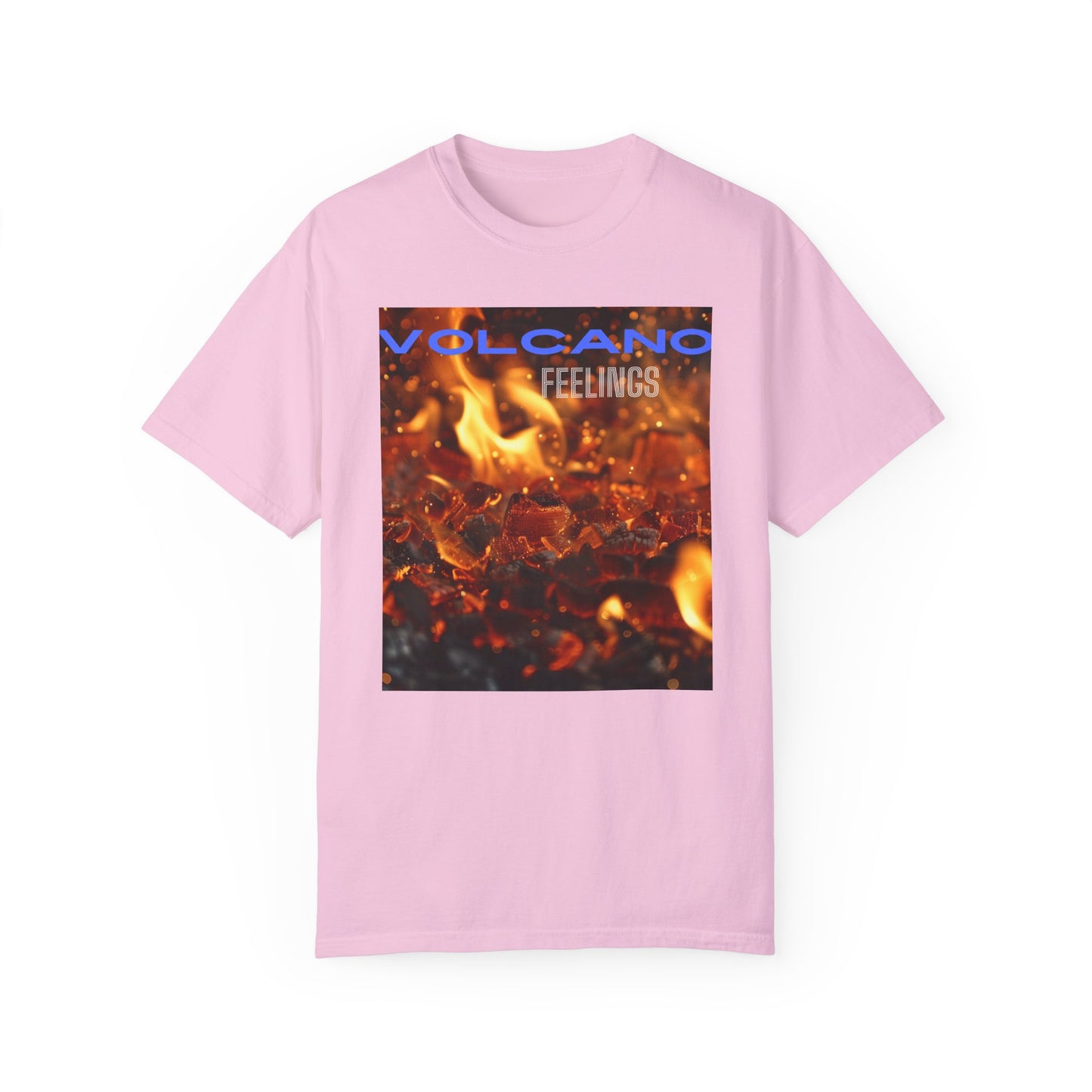 Volcano Feelings, a Unisex Garment-Dyed T-shirt