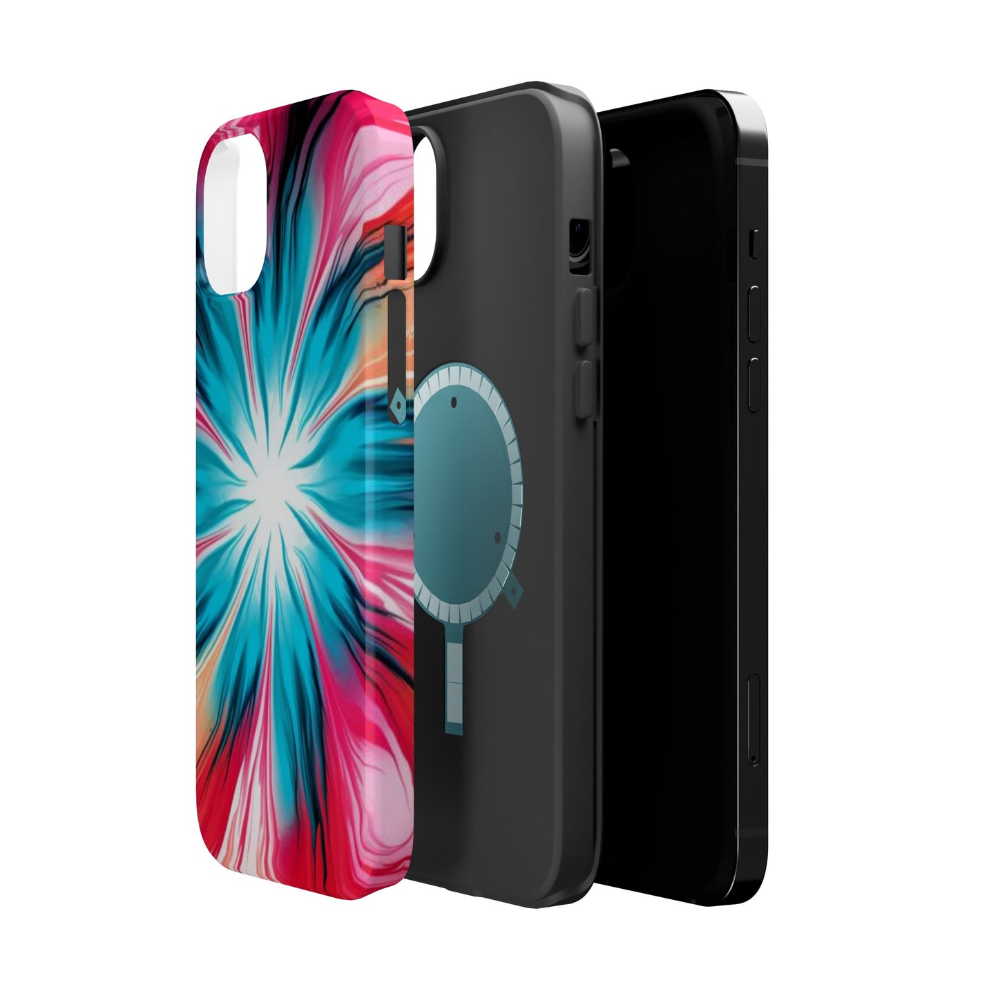 Floral tie-dye Magnetic Tough Cases