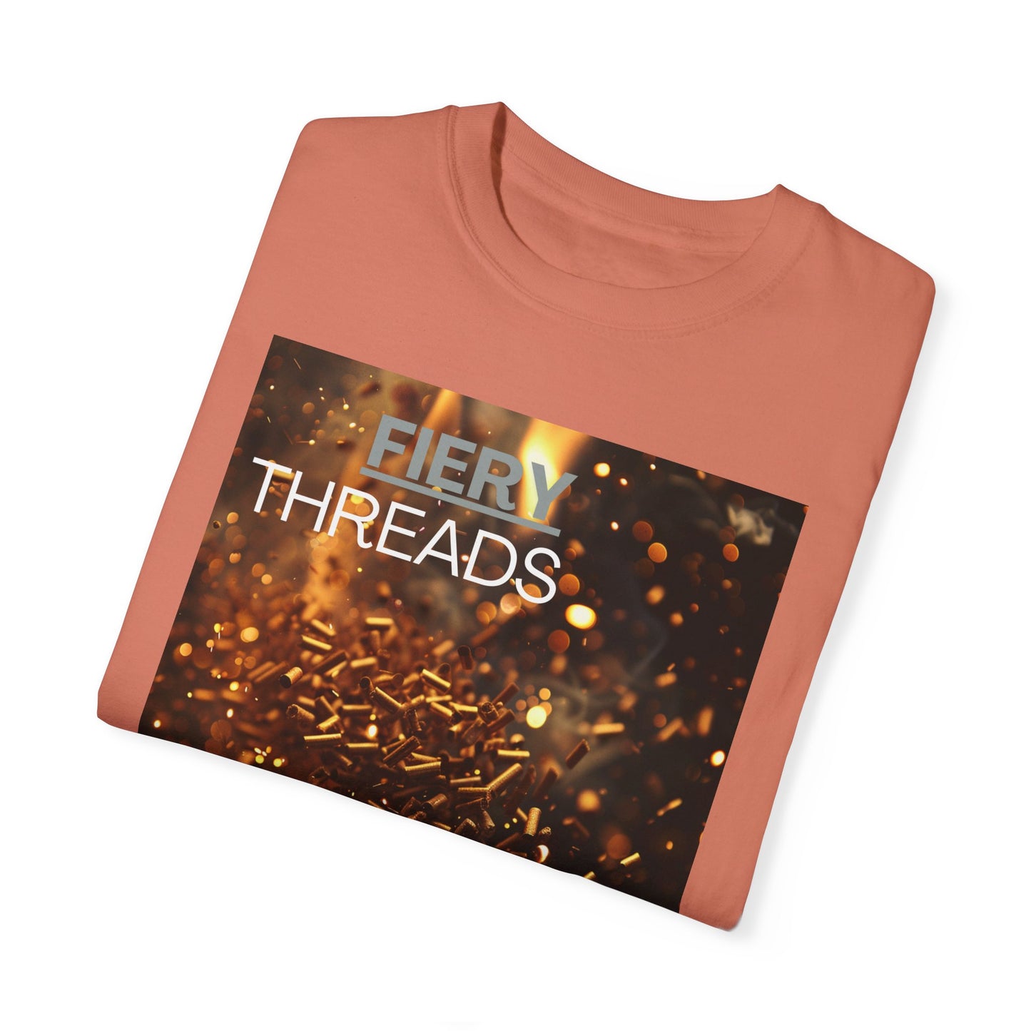 Fiery Threads, a Unisex Garment-Dyed Comfy  T-shirt