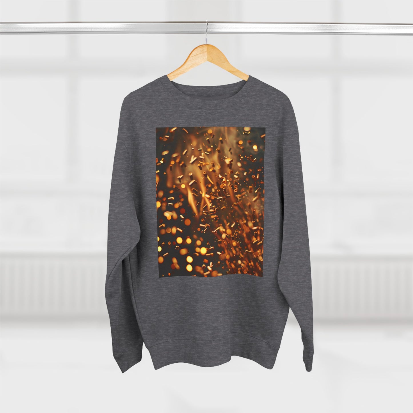 Fire pellets, a Unisex Crewneck Sweatshirt