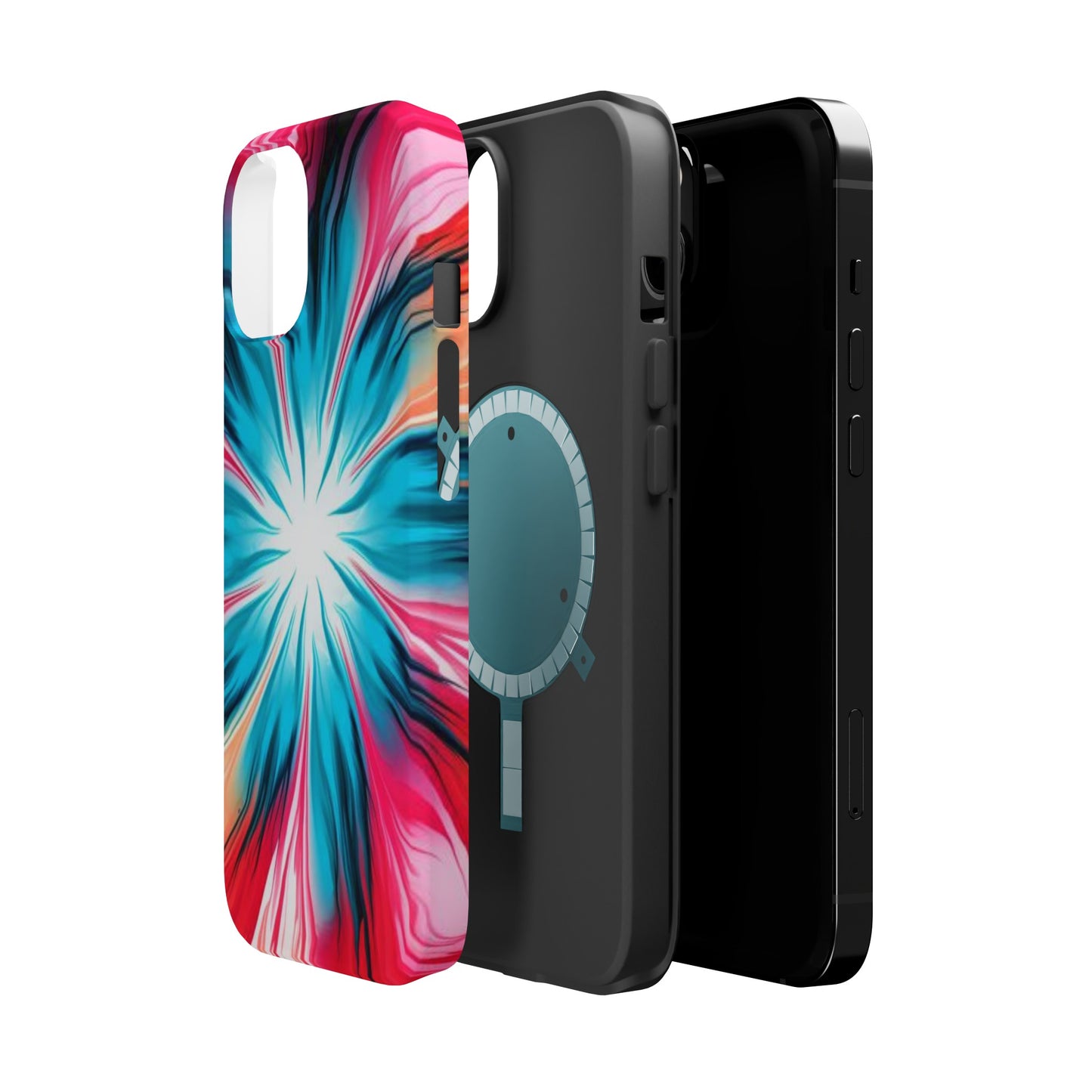 Floral tie-dye Magnetic Tough Cases