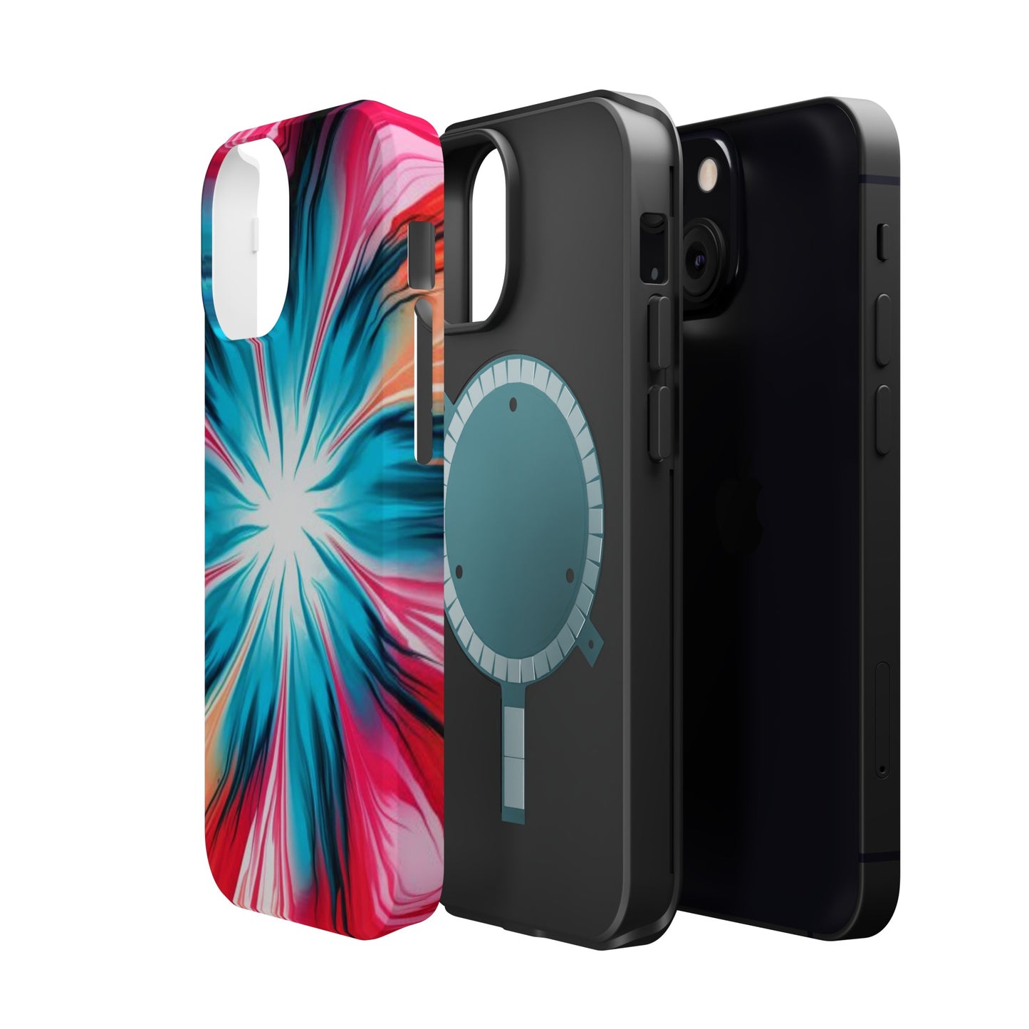 Floral tie-dye Magnetic Tough Cases