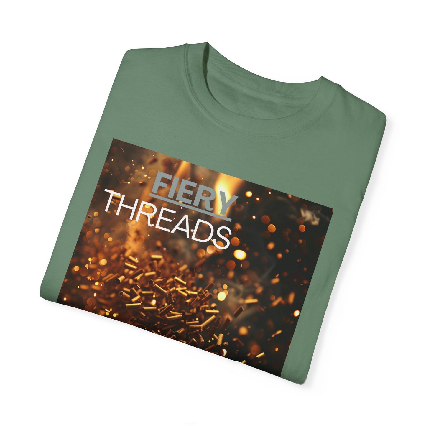 Fiery Threads, a Unisex Garment-Dyed Comfy  T-shirt