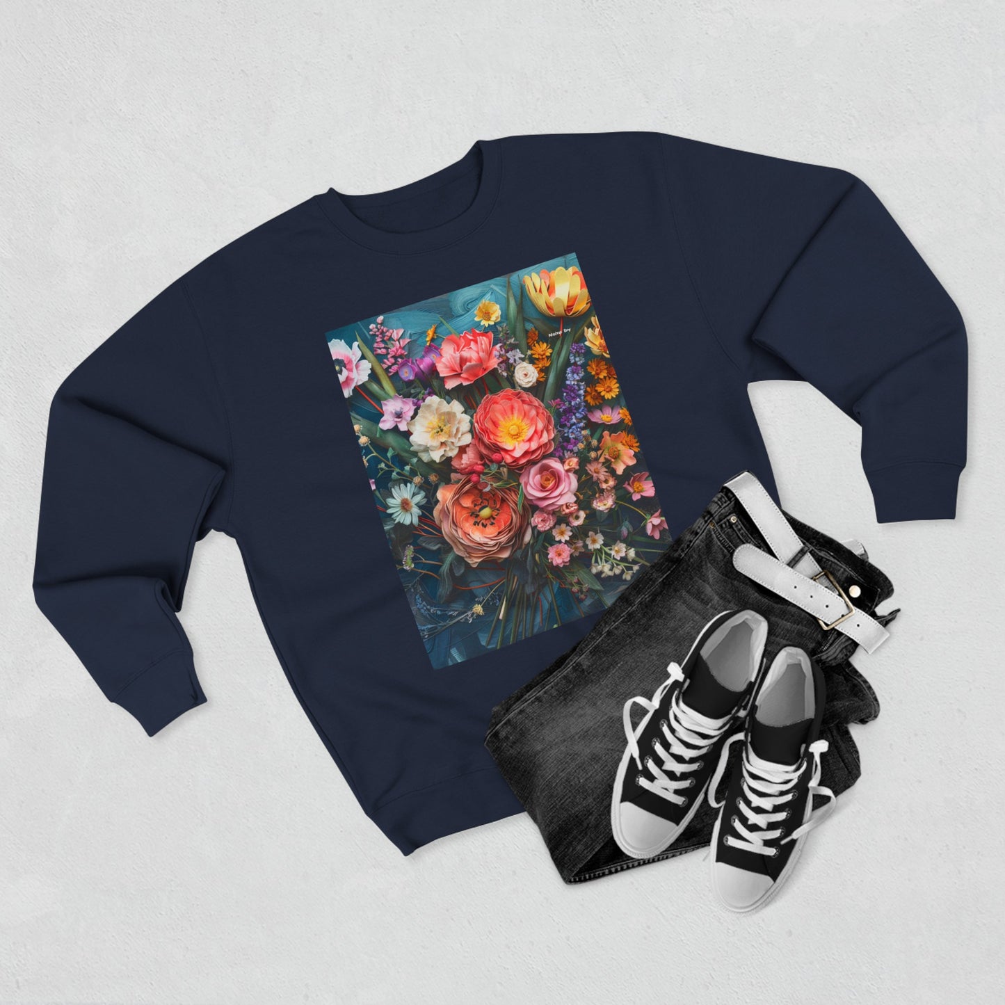 Spring Blossoms, a Unisex Crewneck Sweatshirt