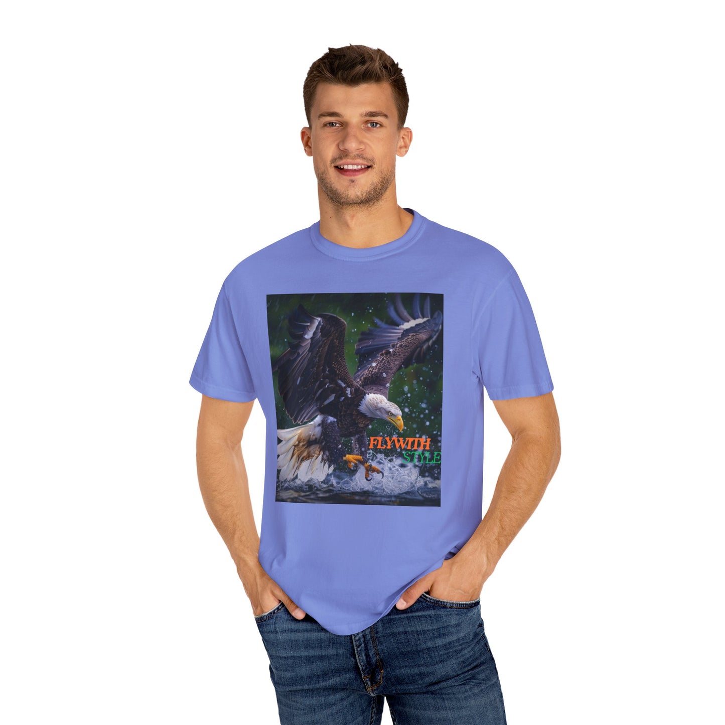 Flywith style, a Unisex Garment-Dyed T-shirt