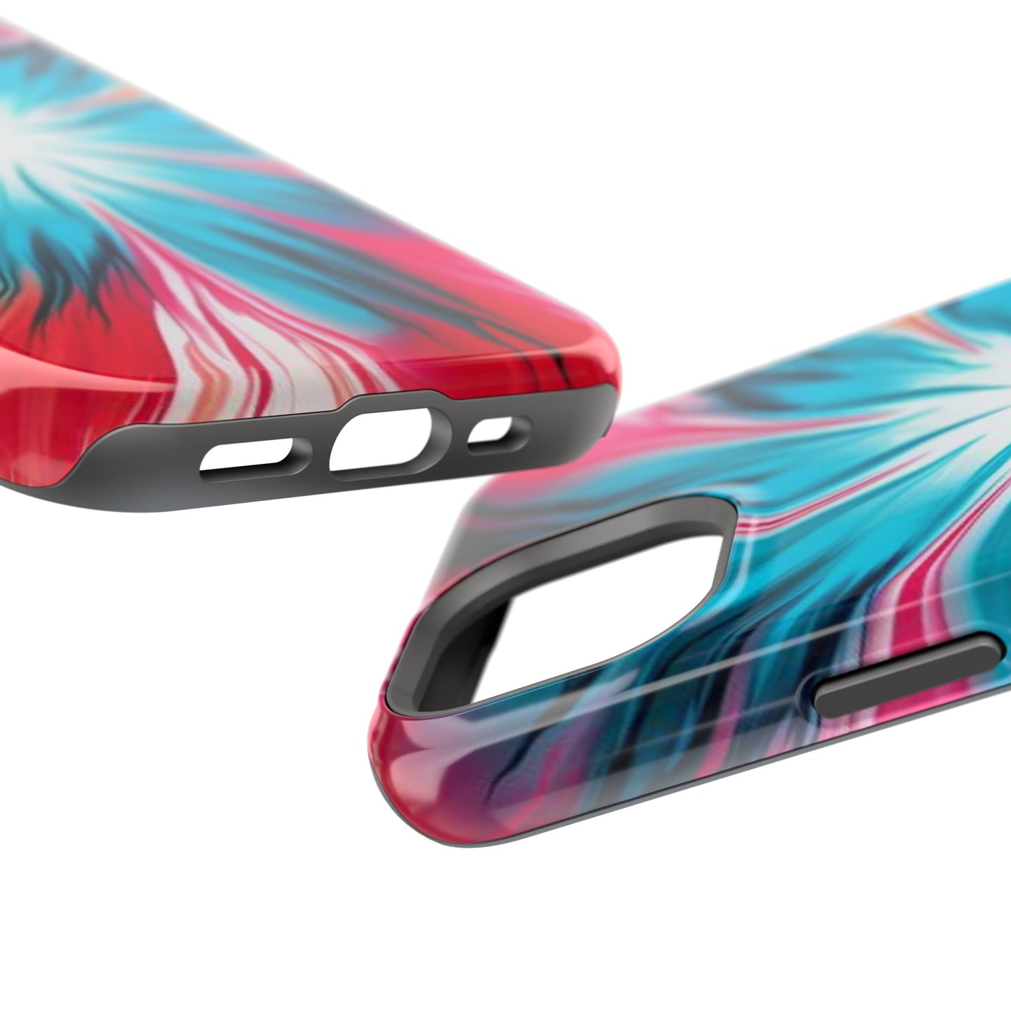 Floral tie-dye Magnetic Tough Cases