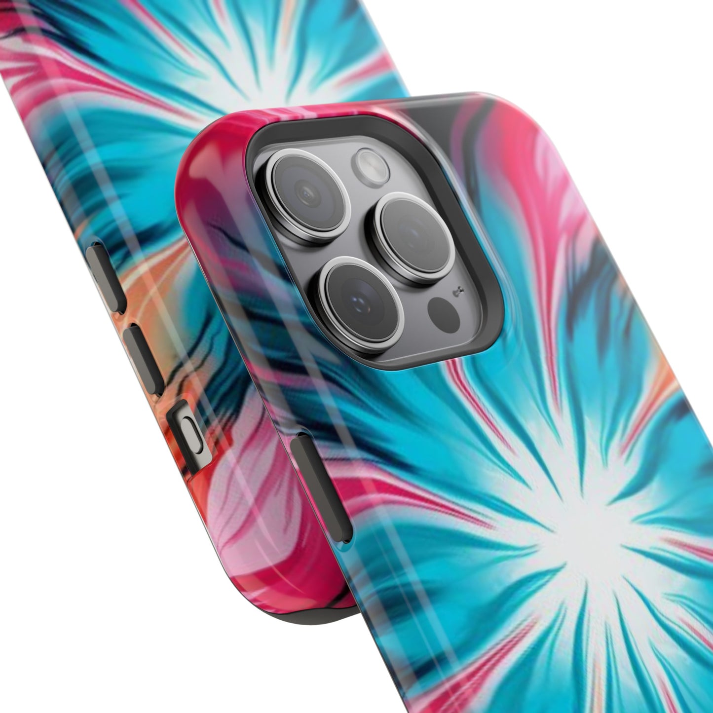 Floral tie-dye Magnetic Tough Cases