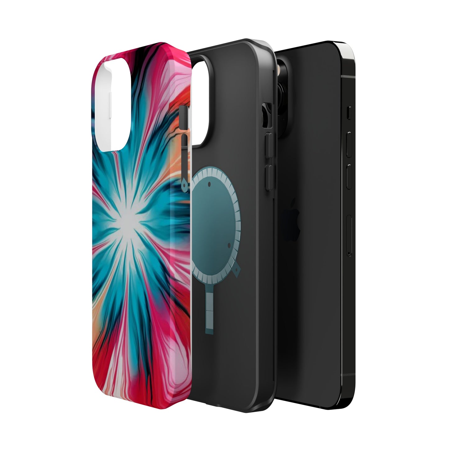 Floral tie-dye Magnetic Tough Cases