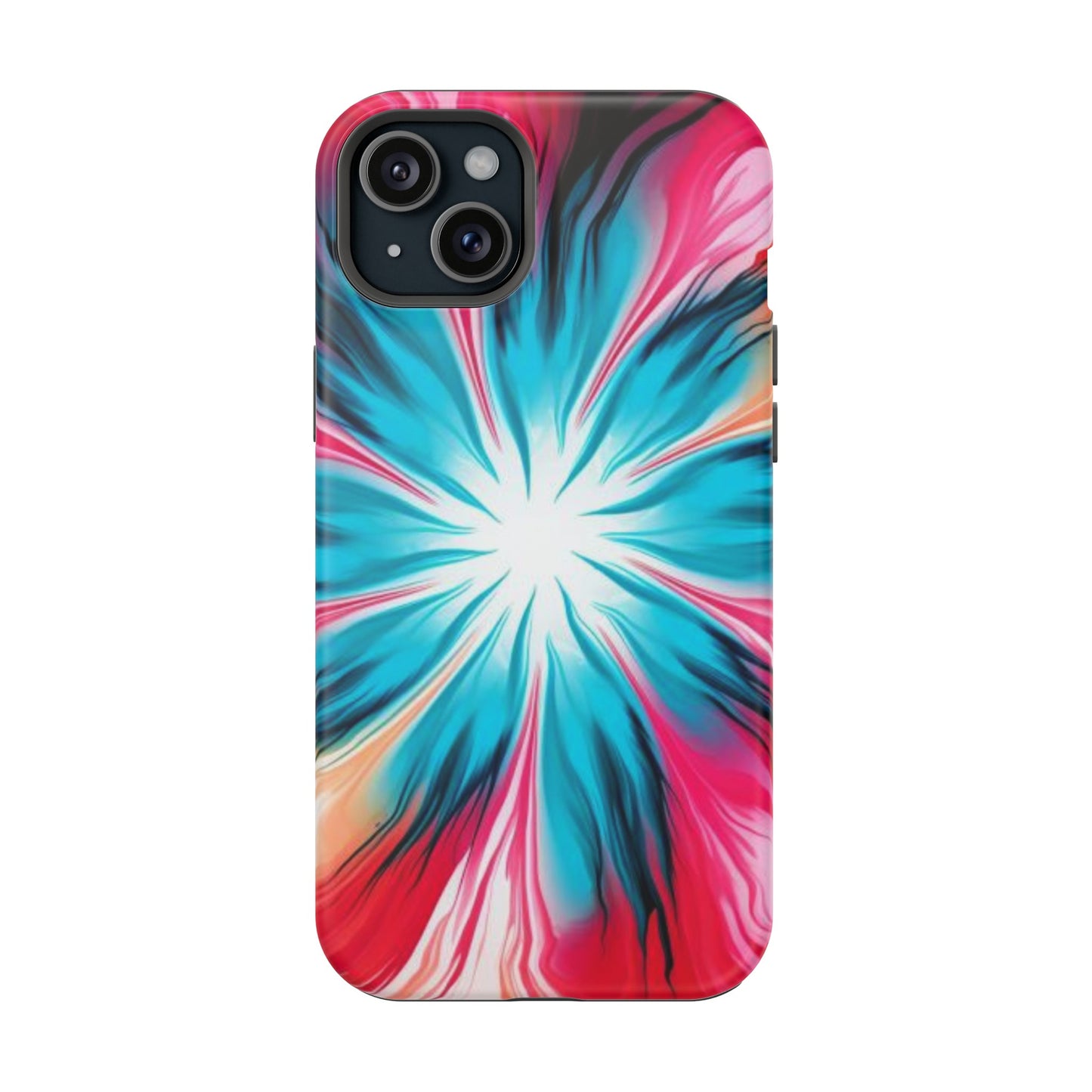 Floral tie-dye Magnetic Tough Cases