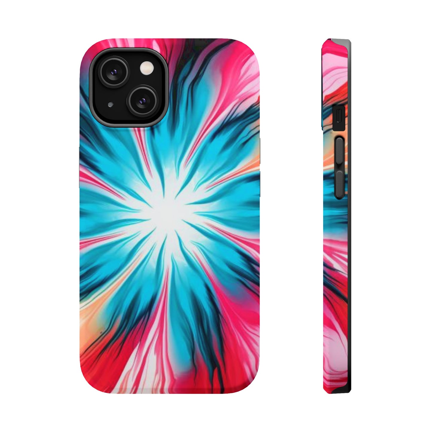 Floral tie-dye Magnetic Tough Cases