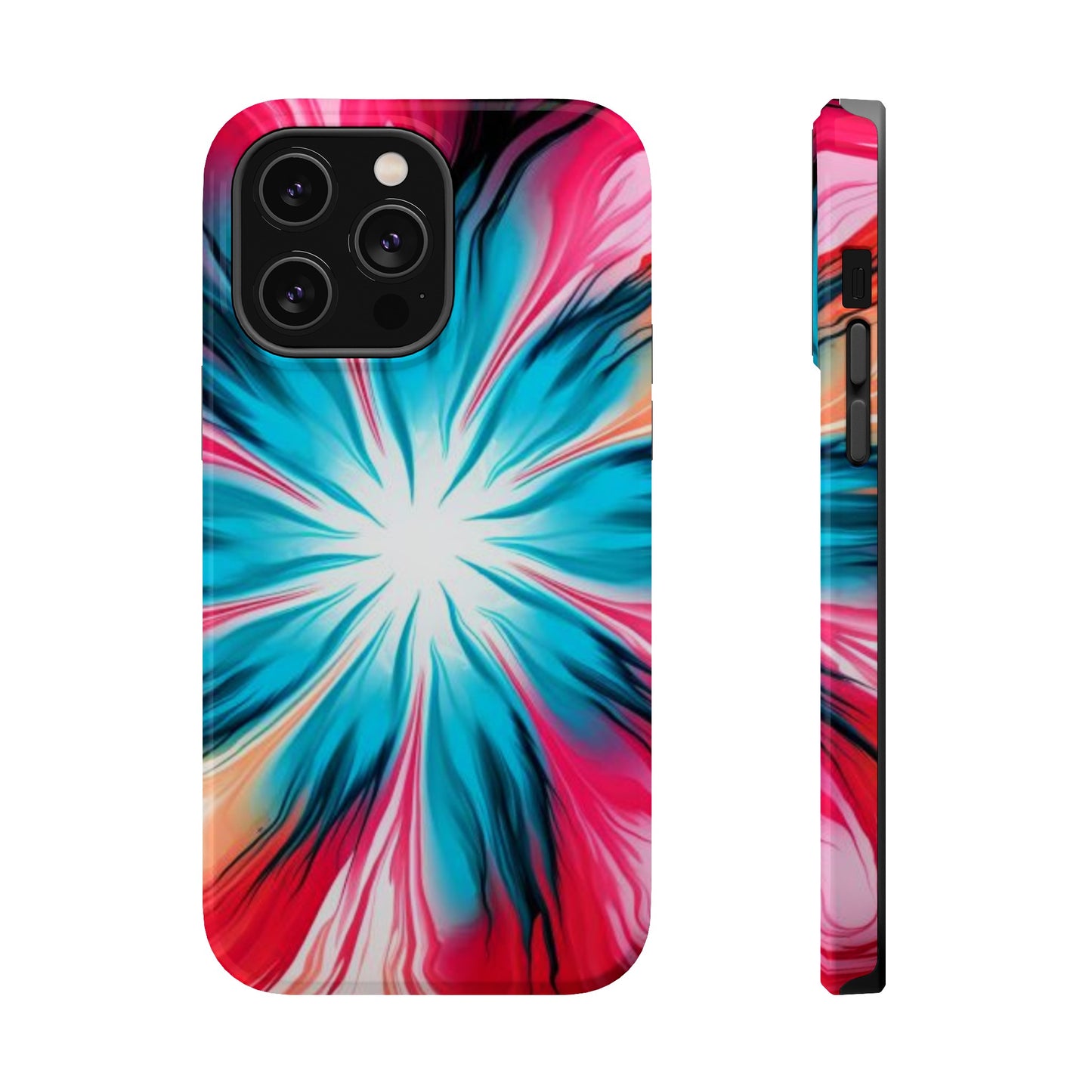 Floral tie-dye Magnetic Tough Cases