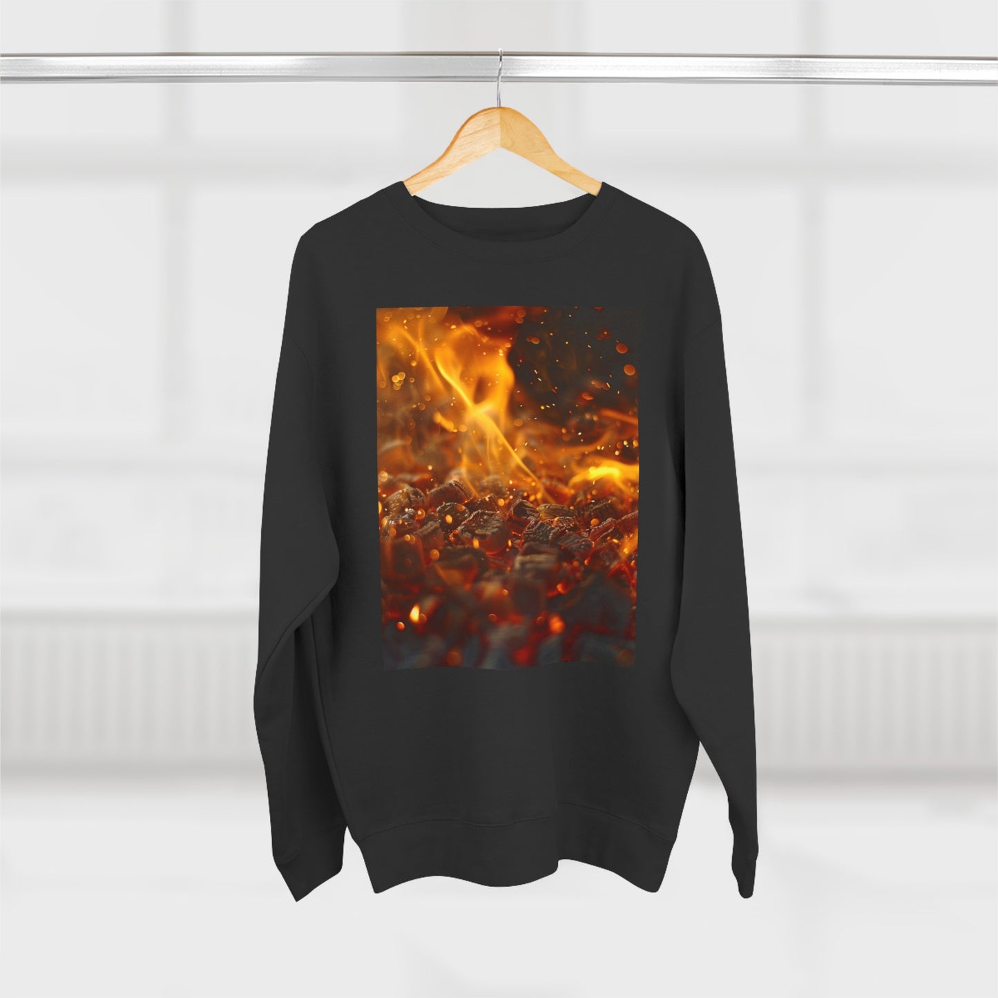 Volcano vibes,  a Unisex Crewneck Sweatshirt