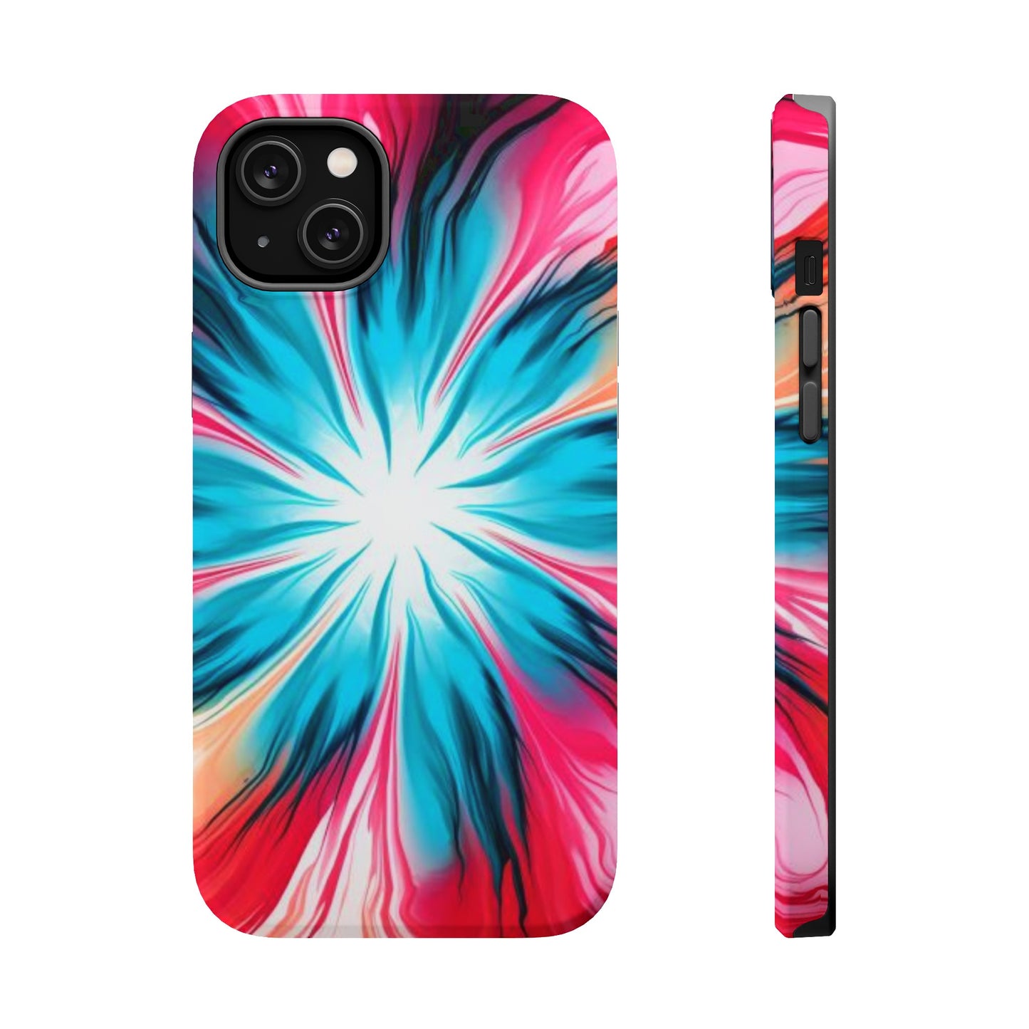 Floral tie-dye Magnetic Tough Cases