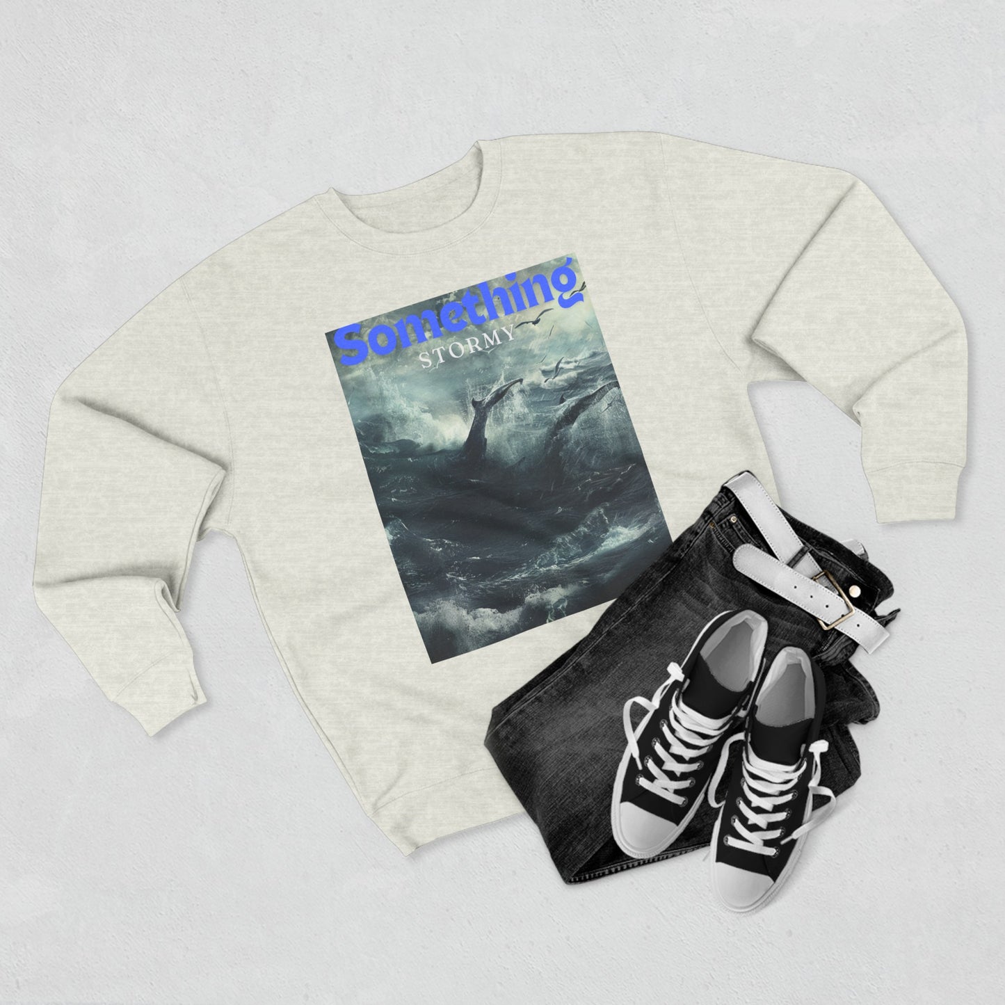 something stormy, Unisex Crewneck Sweatshirt