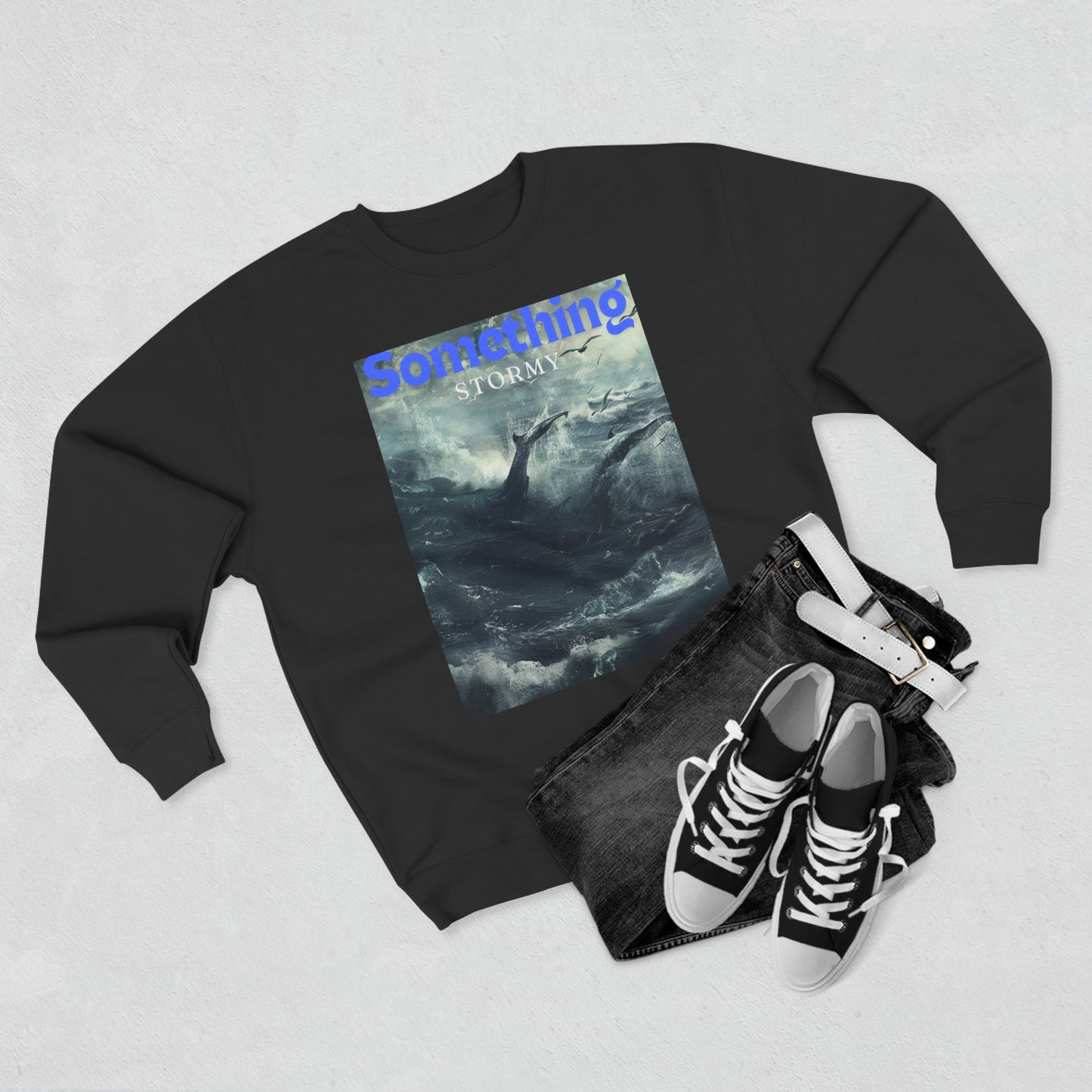 something stormy, Unisex Crewneck Sweatshirt