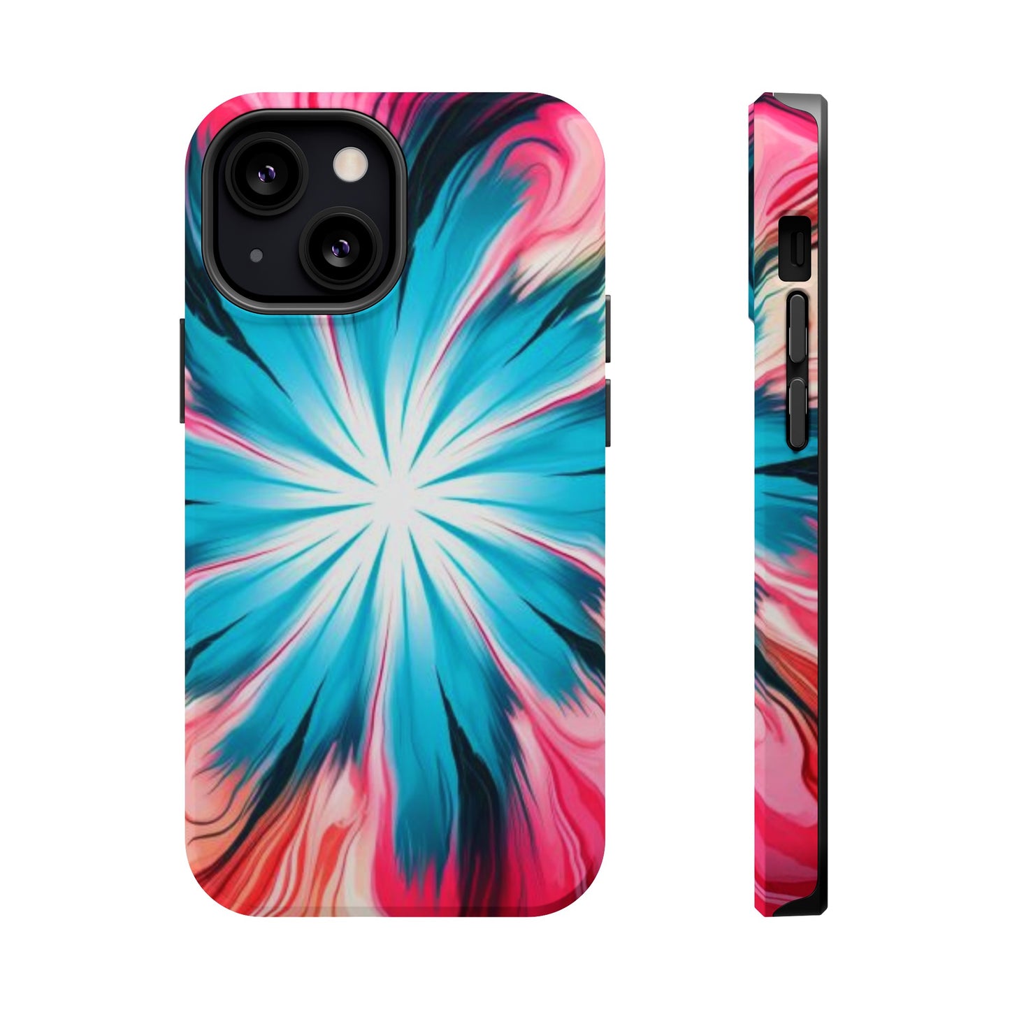 middle swirl tie-dye Magnetic Tough Cases