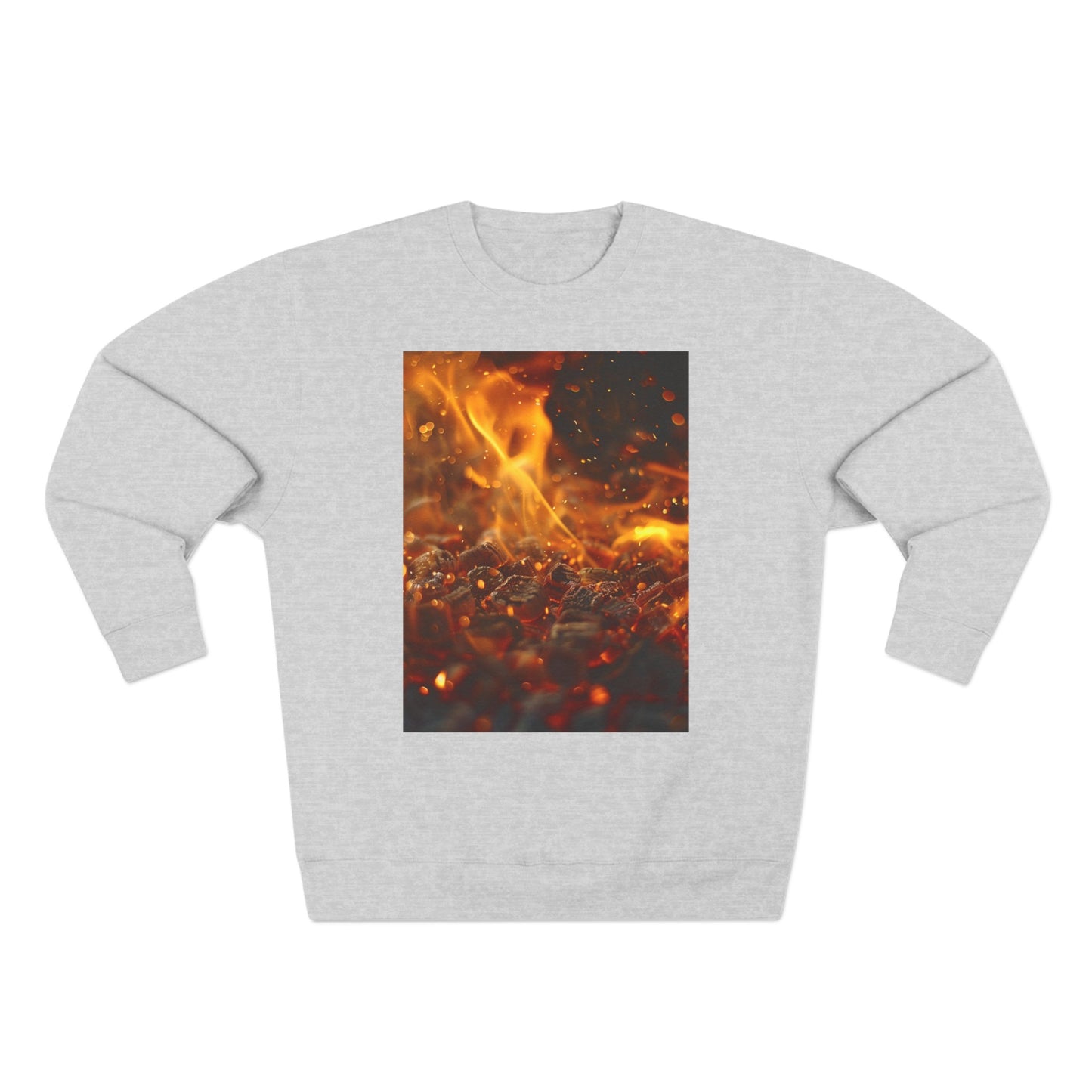 Volcano vibes,  a Unisex Crewneck Sweatshirt