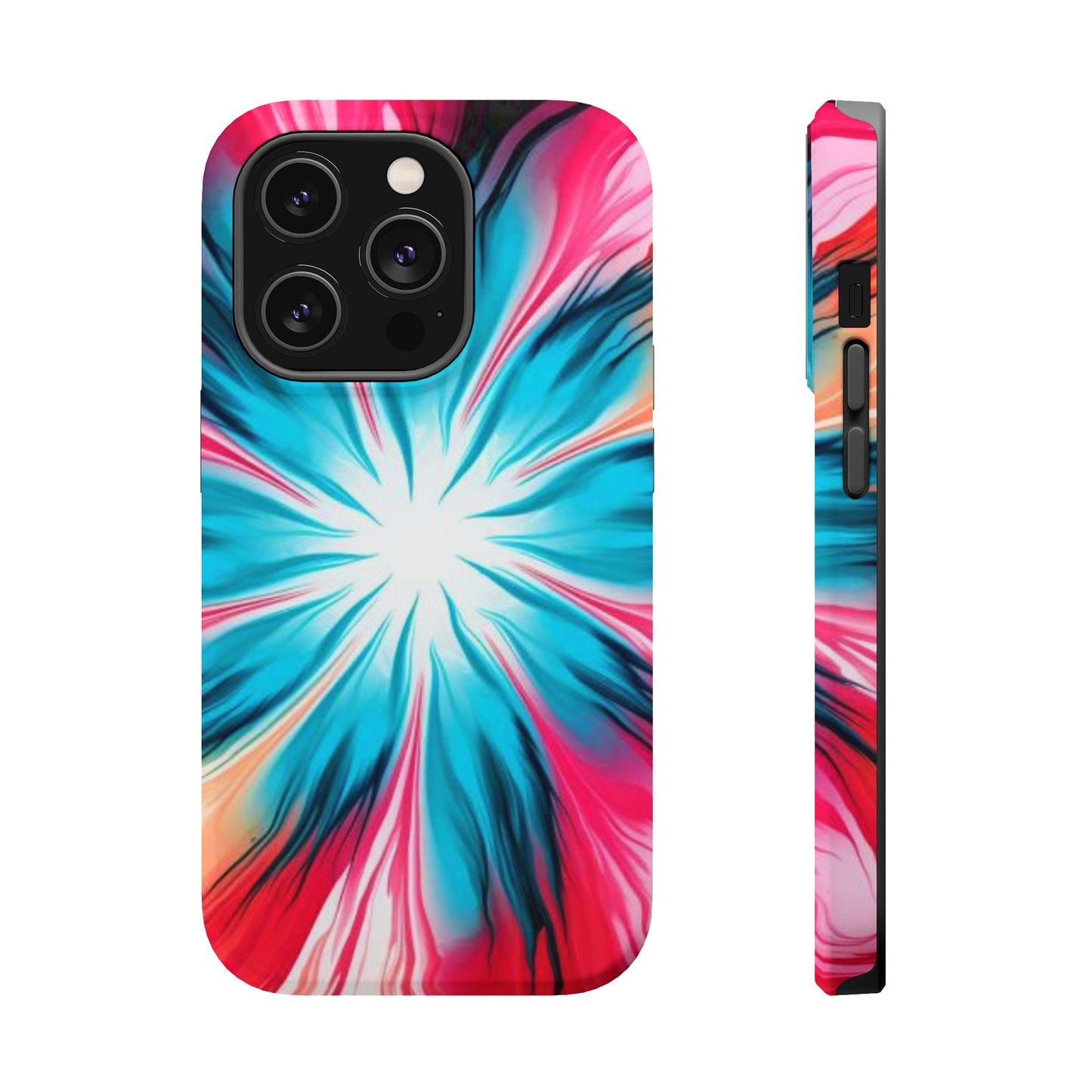 Floral tie-dye Magnetic Tough Cases