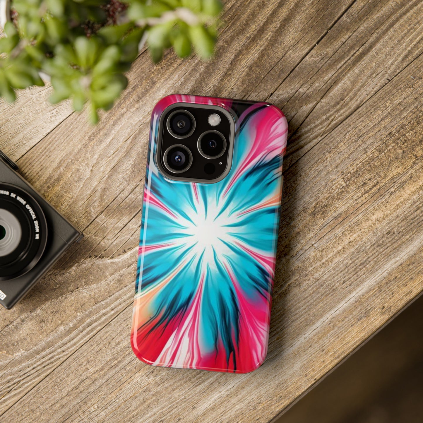 Floral tie-dye Magnetic Tough Cases