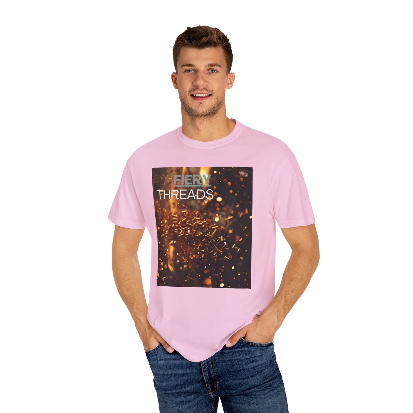 Fiery Threads, a Unisex Garment-Dyed Comfy  T-shirt