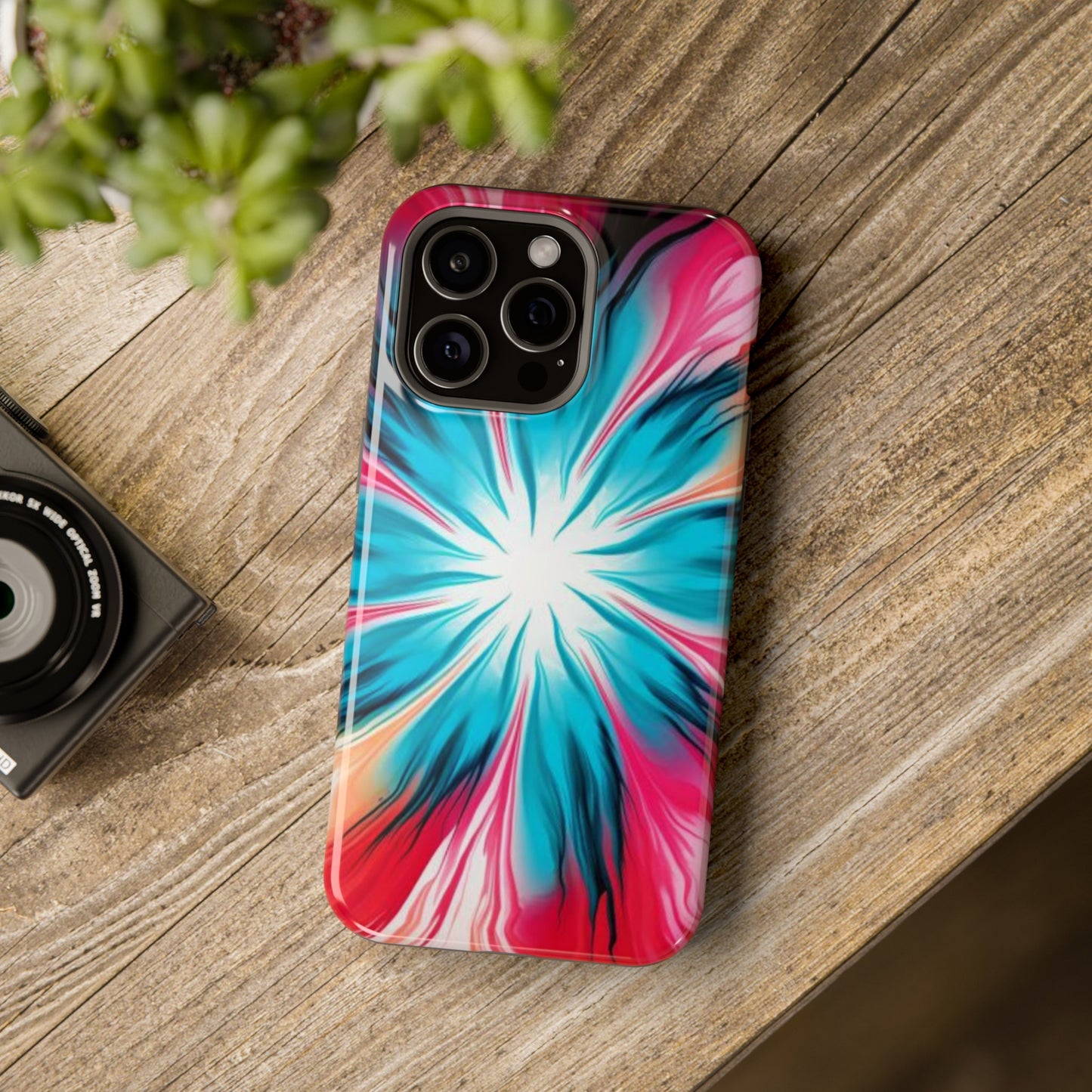 Floral tie-dye Magnetic Tough Cases