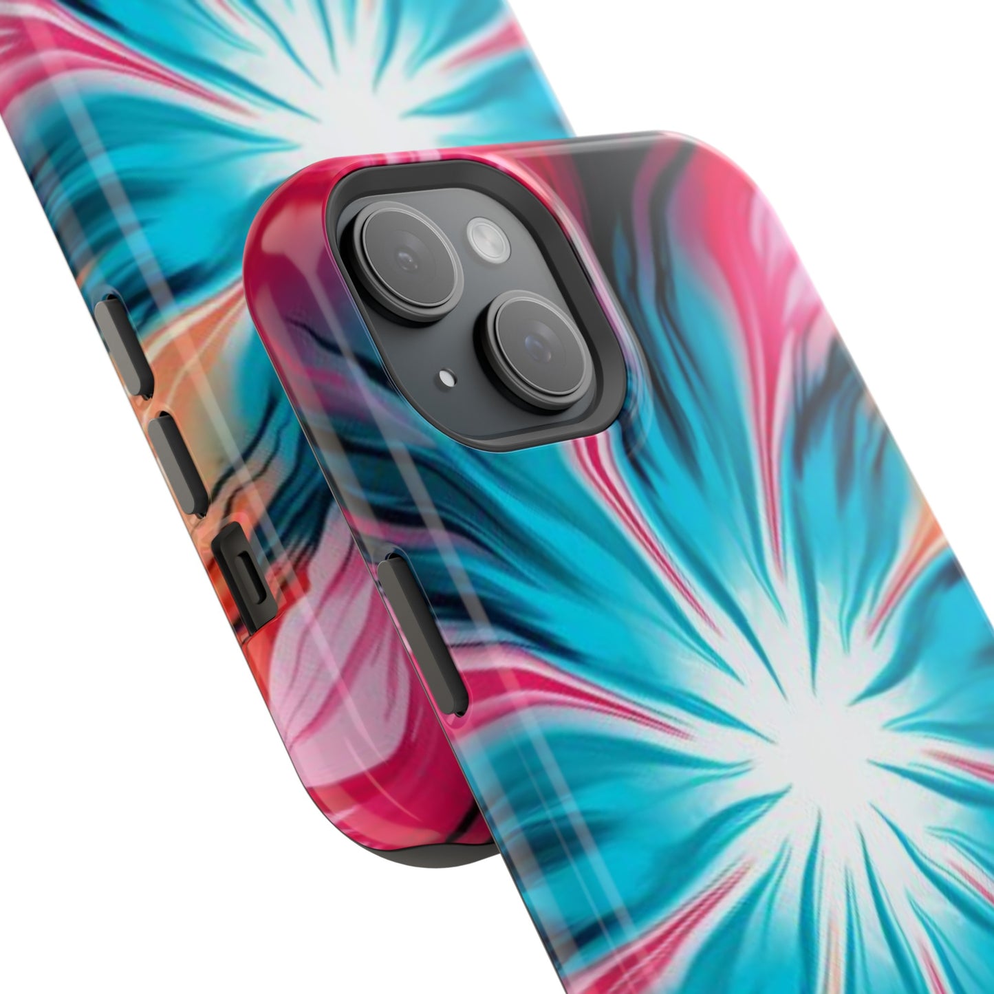 Floral tie-dye Magnetic Tough Cases