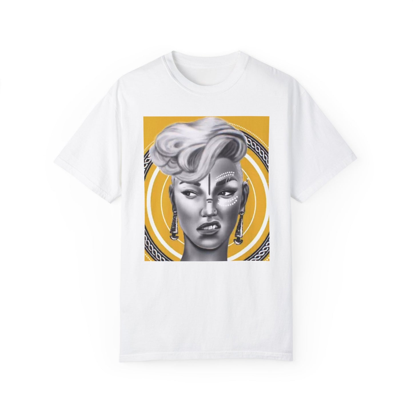 Poised Allure, a Unisex Garment-Dyed T-shirt