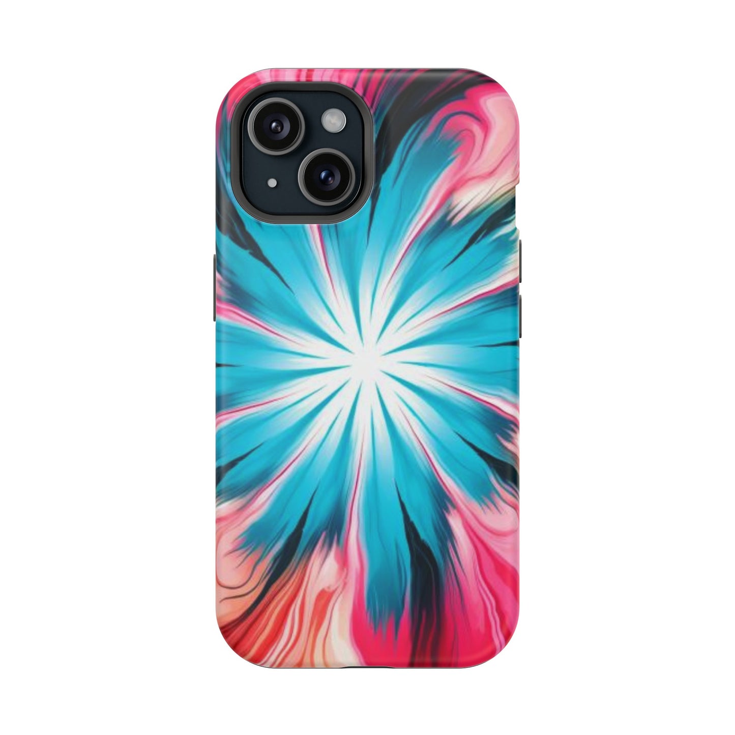 middle swirl tie-dye Magnetic Tough Cases