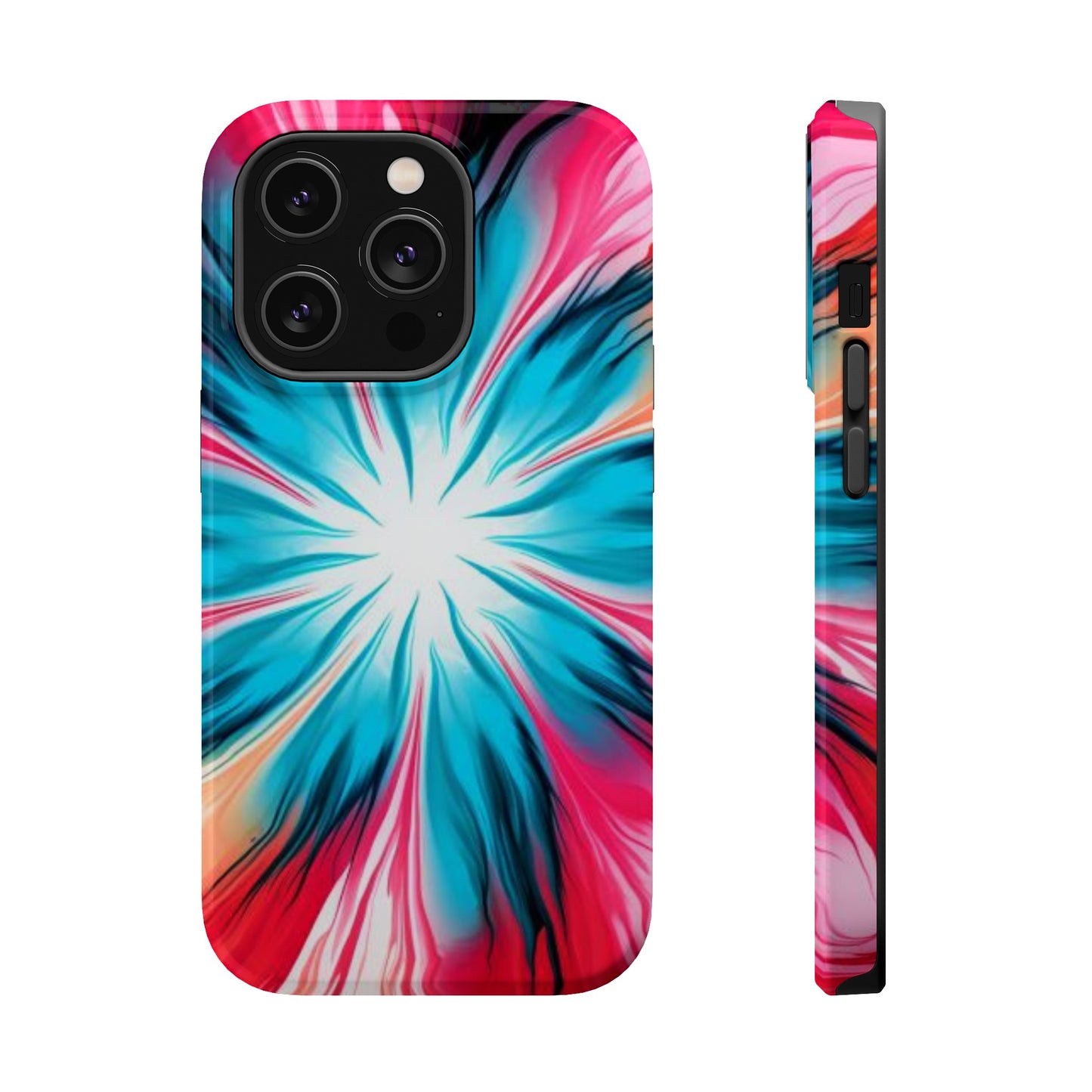 Floral tie-dye Magnetic Tough Cases