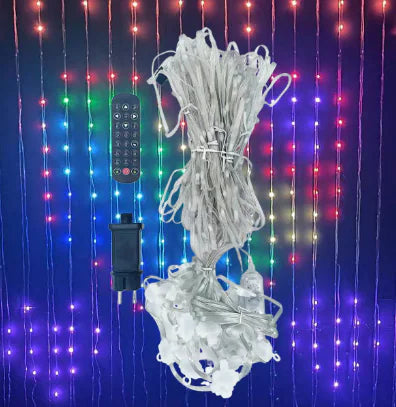 Color Waves LED Curtain Sync Lights