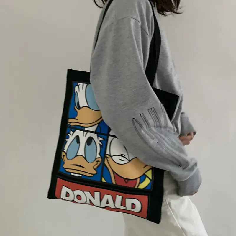 Single-Shoulder Canvas Tote Bag