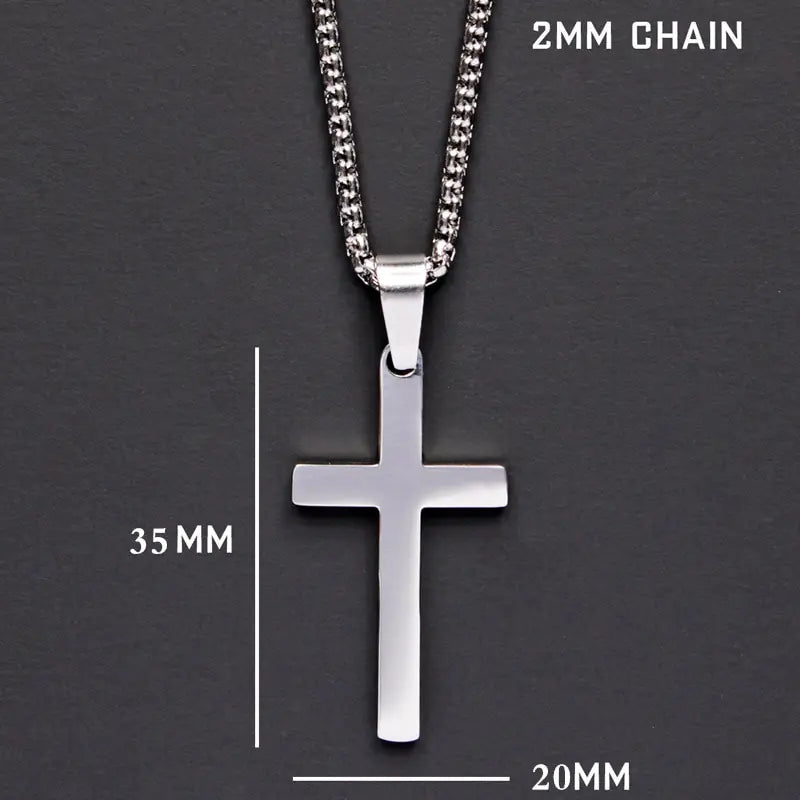 Classic Cross Men Necklace