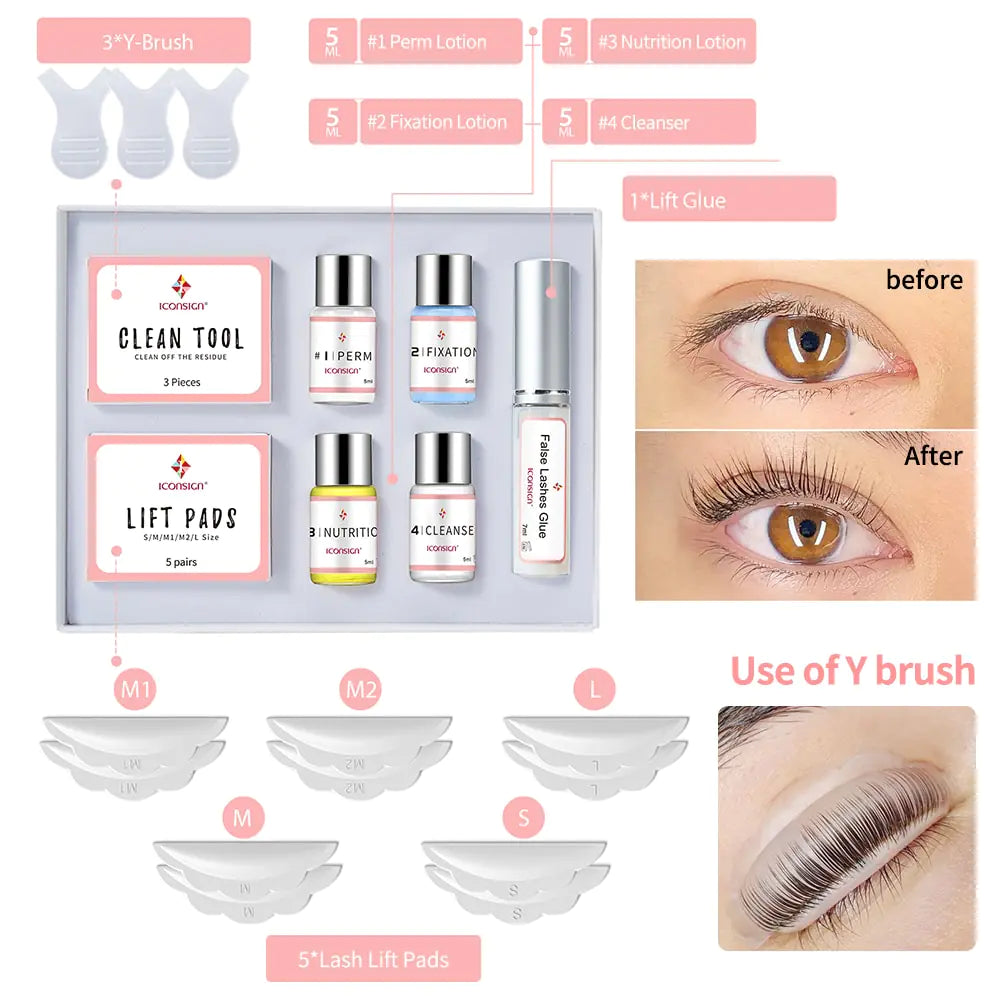 Lash Lift Kit Lifiting Eyelash Eyelash Enhancer Eyelash Lifting Kit Lash Perm Eye Makeup Can Do Your Logo